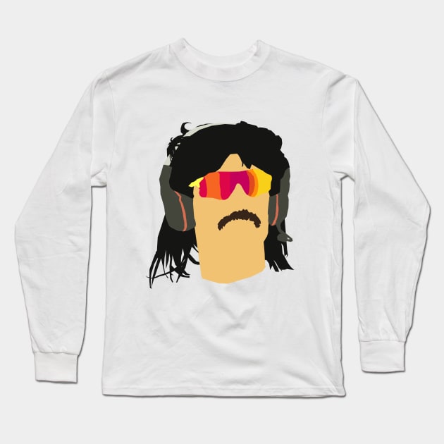 Doctor Disrespect Long Sleeve T-Shirt by sheehanstudios